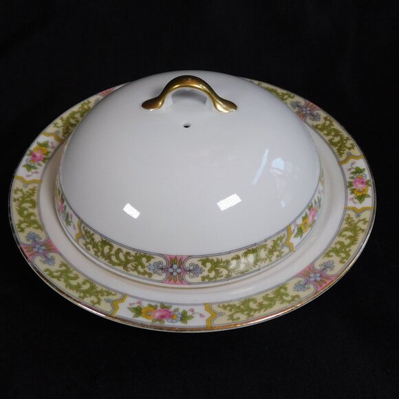 Noritake Covered Cheese Dish # 23215 - Picture 2 of 5